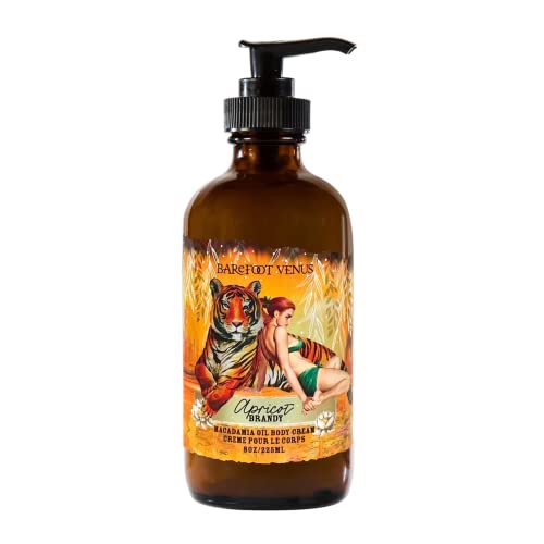 Barefoot Venus Apricot Brandy Macadamia Nut & Almond Oil Body Cream 8 oz
