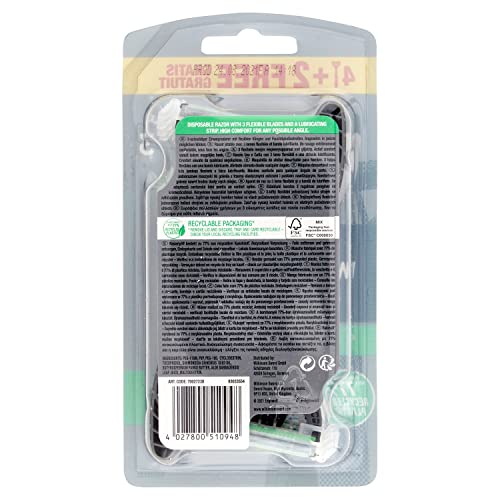 Wilkinson Sword Xtreme 3 Black Edition Disposable Razors (Aloe Vera) 4 + 2 Ks