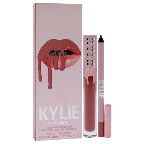 Long Lasting Matte Lipstick & Lip Liner Set - 2 Pc Lip Makeup Kit