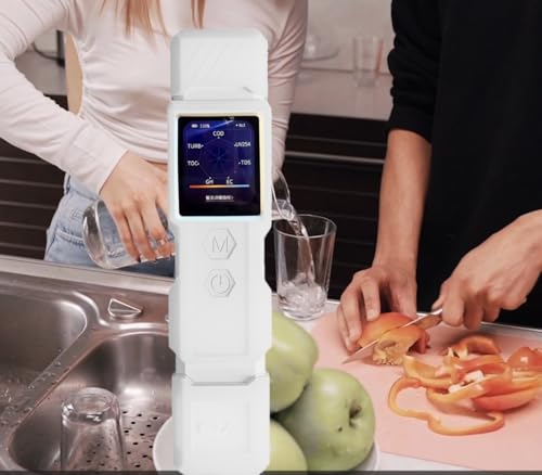 Digital Water Tester 9-in-1 Organic & Salinity Analysis for Well, Tap, Pool Water