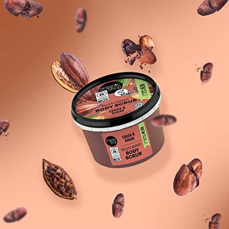 Body Scrub Natural Belgian Chocolate and Sugar 250ml
