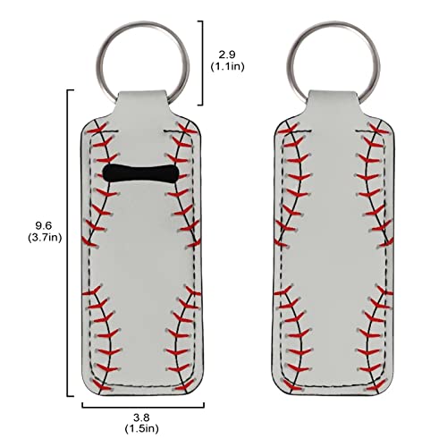 Chapsticks Holder for Women Girl, Portable Lip Balm Gloss Holder Lippy Clip Chapstick Keychain