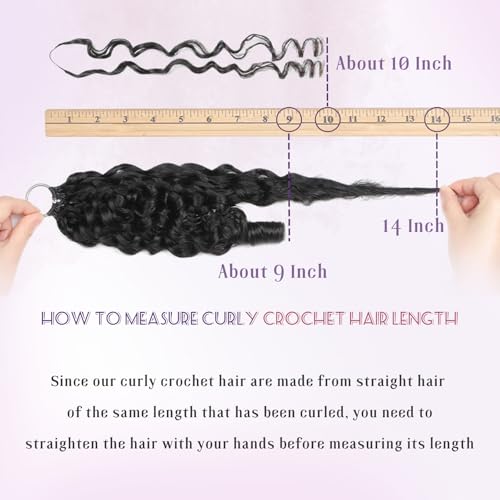 Smavida 18 Inch #27/613 Ombre Burmese Curly Crochet Human Hair Extensions - Pre-Separated Knotless Micro-Loop, 50g/Pack