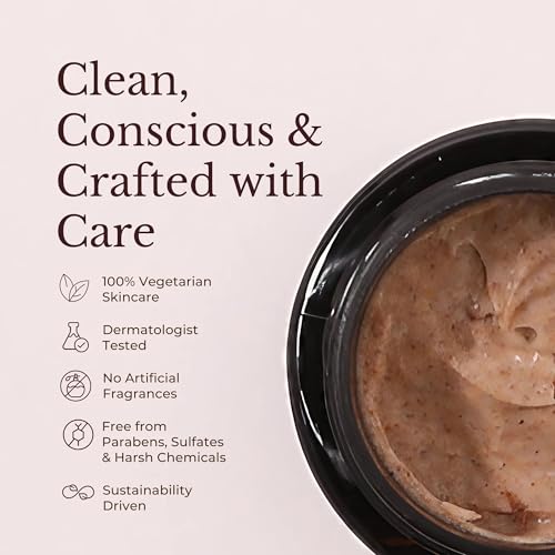 Juara Candlenut Body Polish 7.5 Fl Oz - 2-in-1 Exfoliating & Moisturizing Body Scrub with Candlenut Oil & Rice Bran