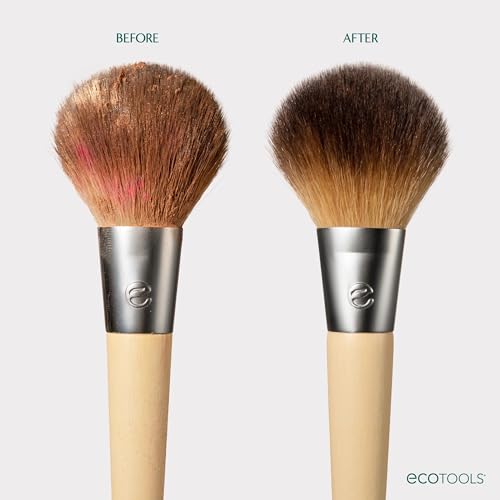 EcoTools XL Makeup Brush and Sponge Shampoo - 16 Fl Oz Pack of 2, Fragrance-Free, Vegan & Cruelty-Free
