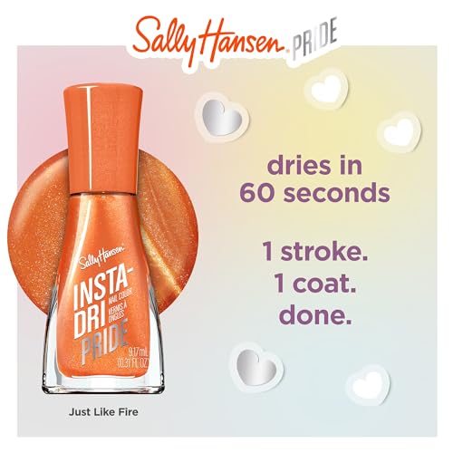Sally Hansen Insta-Dri Pride - Just Like Fire??, 0.3oz