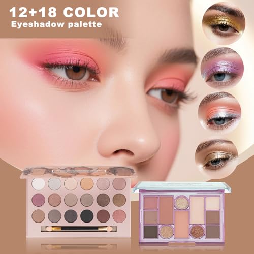 Large Makeup Kit for Teens and Women Full Set Eyeshadow Lip Foundation Gift
