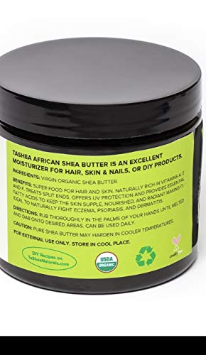 Organic Shea Butter 16oz - Nourishing Body, Hair & Skin Moisturizer