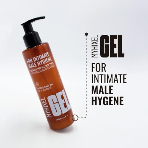 Men's Intimate Wash pH-Balanced Gel with Refreshing Scent 6.76 oz - Daily Sensitive Skin Cleanser