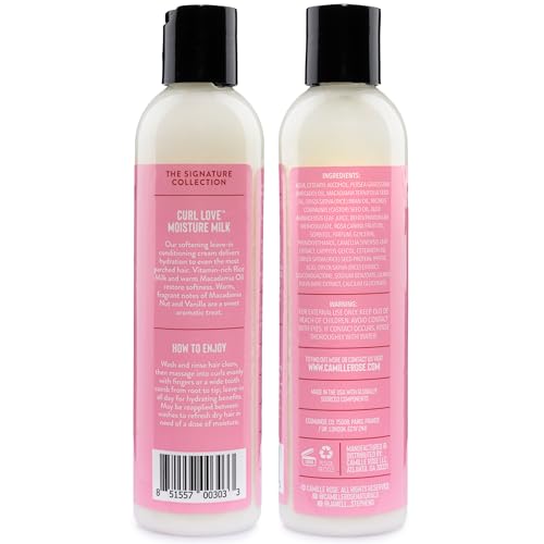 Camille Rose Curl Love Moisture Milk Leave-In Conditioner - 8 Fl Oz Pack of 6