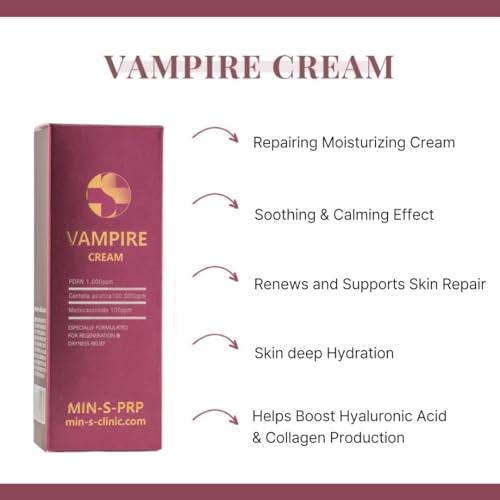 Vampire Cream with PDRN, Centella Asiatica & Madecassoside – Skin Regeneration & Hydrating Moisturizer