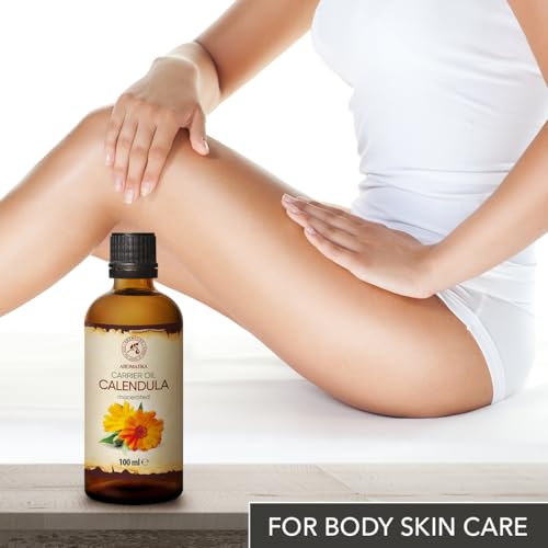 Calendula Oil 100ml - Pure Natural Skin, Hair, Nail & Body Care Oil