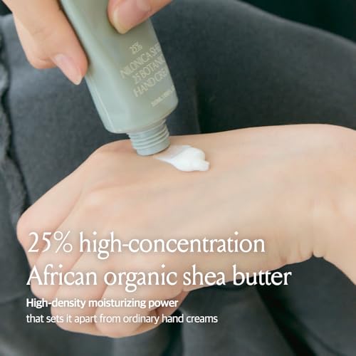 Shea25 Hand Cream Organic Shea Butter for Dry Hands & Cuticles - 1.69 Fl Oz