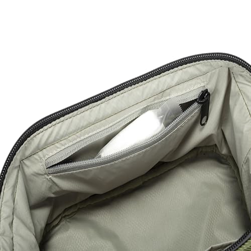 Travel Toiletry Bag Organizer for Men & Women with Multiple Compartments - Dark Chocolate