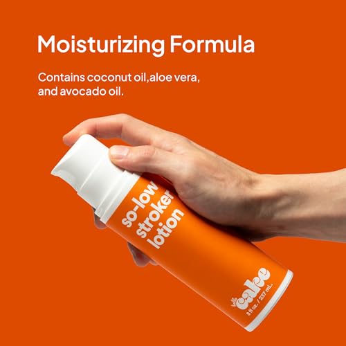 Hello Cake So-Low Stroker Lotion - 8 Fl Oz Solo Pack, Moisturizing Lubricant