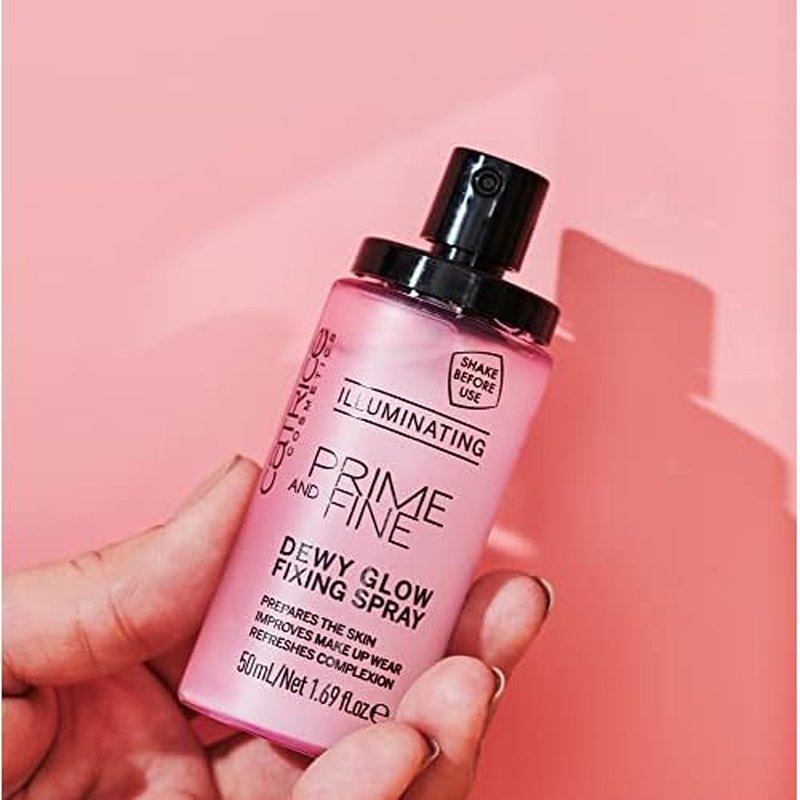 Catrice | Prime & Fine Illuminating Dewy Glow Spray & Under Eye Brightener 020 Bundle | Full Coverage Makeup | Vegan & Cruelty Free
