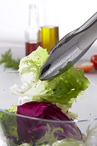 12-Inch Stainless Steel Locking Tongs with One-Handed Operation - Rösle