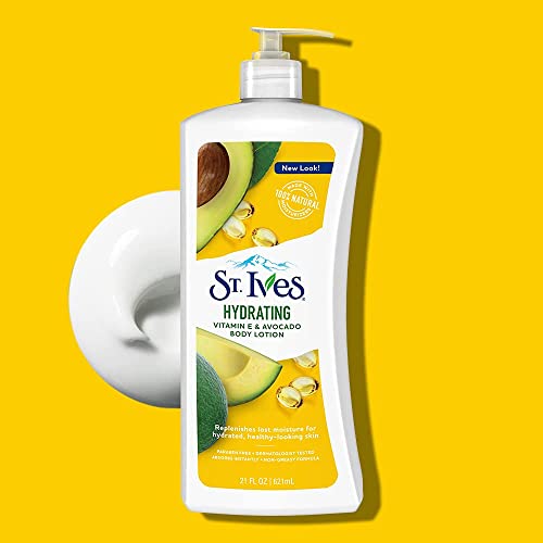 Hydrating Vitamin E Body Lotion - Daily Moisturizer for Soft Skin - 21 oz Pack of 2