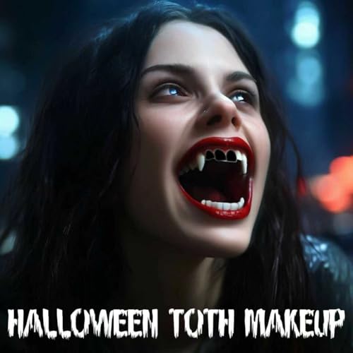 Black Tooth Paint,Professional Black Out Teeth Makeup,Quick Dry & Realistic, for Cosplay,Rotten Teeth Makeup and Missing Teeth SFX for Halloween Art Theater
