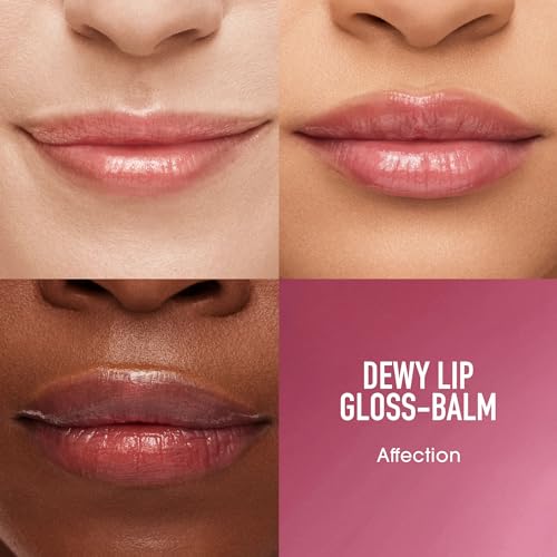 bareMinerals Dewy Lip Gloss Balm - Affection, 0.1 oz, Hydrating Sheer Shine