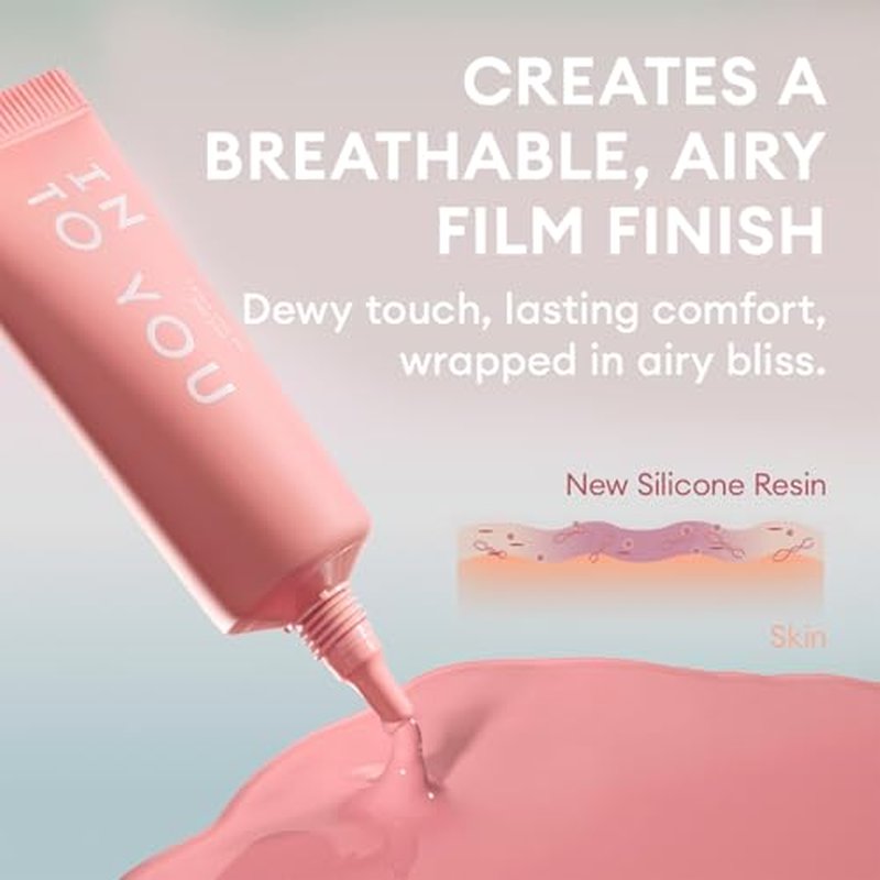 INTO YOU Liquid Blush for Cheeks, Water Sense Evolves into Soft Fog Powder Blush Matte and Natural finish, Light and Comfortable Creamy to Hold Makeup, Icy Peach(A01)