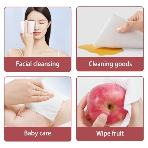 Premium 60-Pack Compressed Towels | Just Add Water! Large 11x9 Inch Disposable Face & Body Cloths, Quick-Dry & Super Absorbent for Travel, Camping, and Daily Use