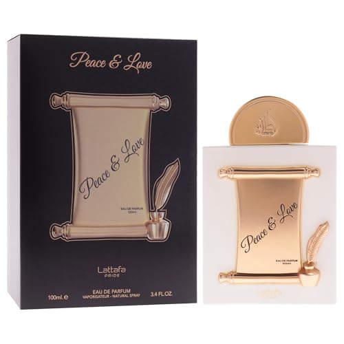 Unisex Oriental Fruity Floral Eau de Parfum Spray 3.4oz - Peace & Love