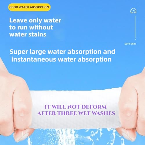 Disposable face towel,MIXUISEE thick and soft face towels,100% cotton facial towel,super thick 130%. Suitable for makeup removal and cleansing, and applicable to sensitive skin. (600 pieces)