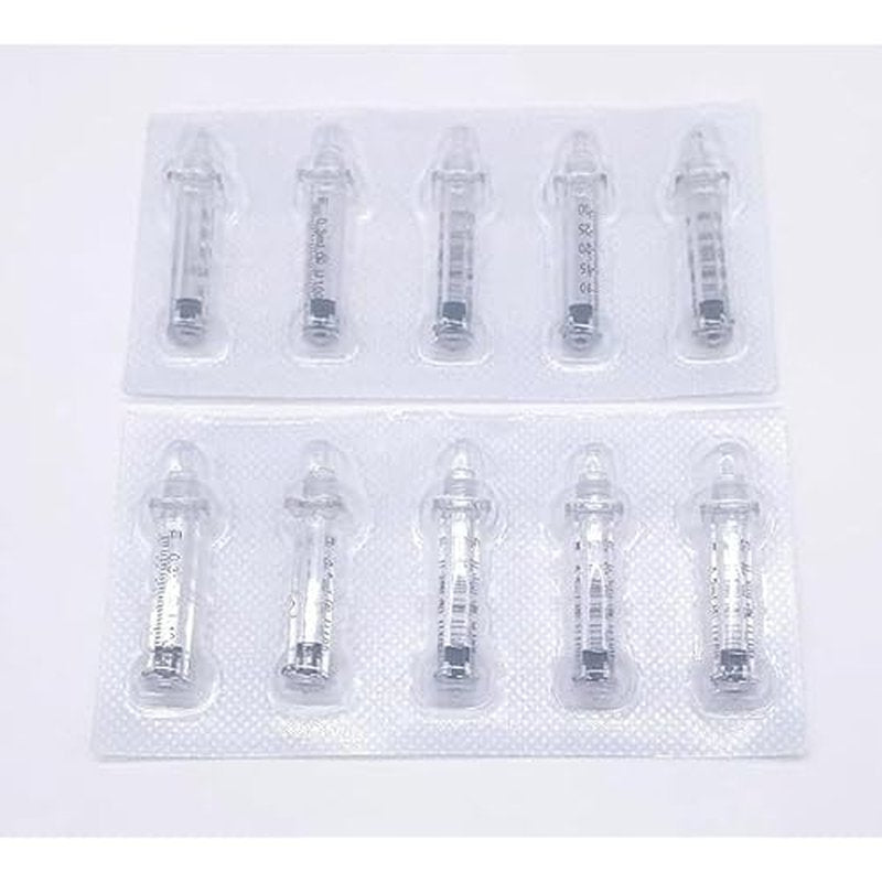 0.3ML Empty Ampoule Containers - Plastic Dropper Bottles (10pcs 0.3ml)