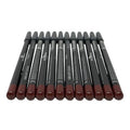 12 pcs Italia-Deluxe Ultra Fine Lip liner, Creamy, Long Lasting, High Pigmented Pencil (1060 Hot Cocoa)