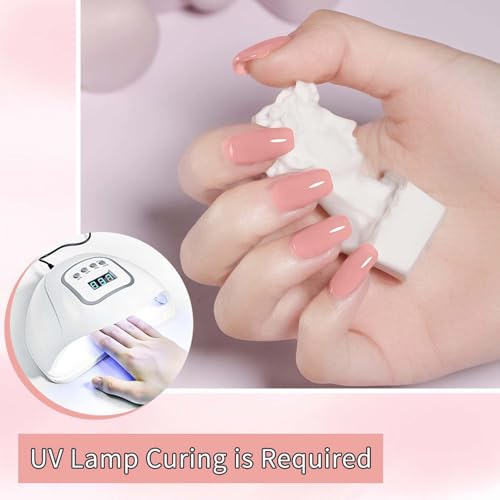 Gel Nail Polish Set 9pcs 15ml Black White Pink Series UV LED Soak Off Nail Art Kit - Variation 145A