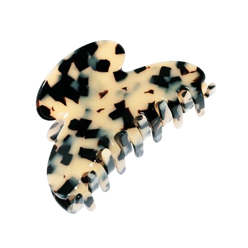 France Luxe Medium Couture Claw Clip Ivory Tokyo - Secure & Elegant Hair Accessory