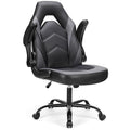 Sweetcrispy Gaming Computer Desk Chair with Lumbar Support PU Leather