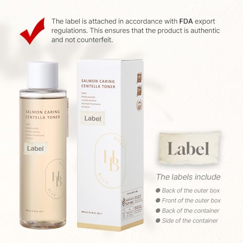 Salmon & Centella Toner for Sensitive Skin - pH 5.5, Rejuvenating Korean Skincare