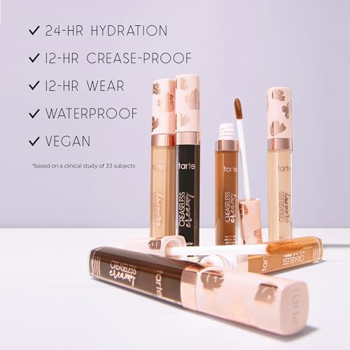 Tarte Creaseless Full-Coverage Concealer 22N Light Neutral Waterproof & Hydrating