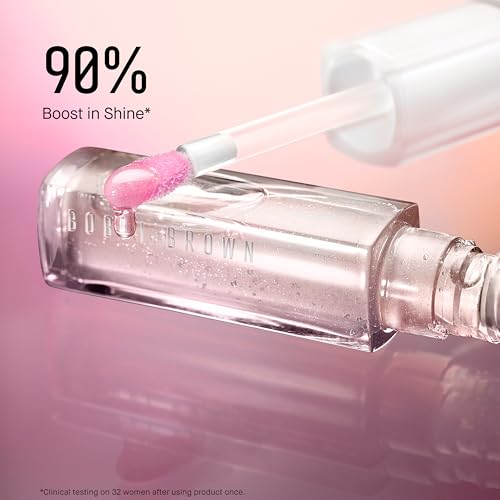 Bobbi Brown Extra Blushing Lip Oil| Shine and Hydration| With pH-Adaptive Color for a Fresh, Natural Lip Look, Bare Pink, 0.20 Fl Oz