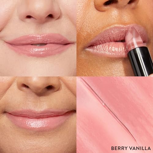 LAURA GELLER NEW YORK Marble Magic Kit: Baked Balance-n-Brighten Powder Foundation, Fair + Baked Blush-n-Brighten, Pink Buttercream + Italian Marble Lipstick, Berry Vanilla