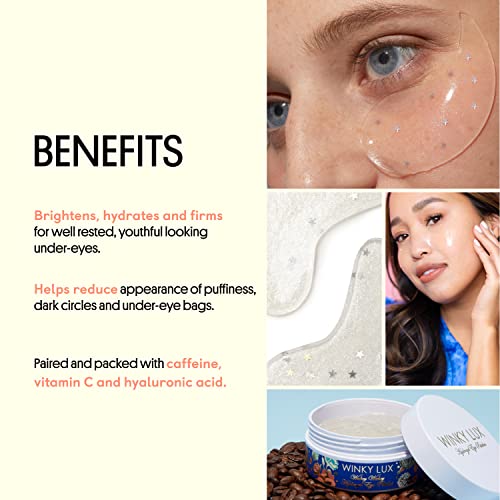 Winky Lux Wakey Wakey Hydrogel Under Eye Patches - Brighten & Depuff
