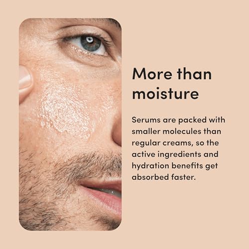 Men's Hyaluronic Acid Face Moisturizer - Hydrating, Non-Greasy, 1 Fl Oz