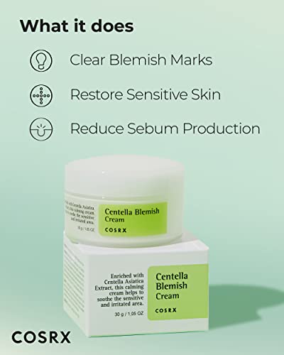COSRX Acne Treatment Duo - Centella Blemish Cream & Alcohol-Free Toner for Sensitive Skin