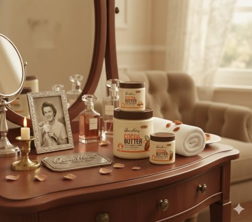 Cocoa Butter Face & Body Cream - Extra Rich Moisturizer for Dry Skin - 4.8 oz Jar (Pack of 6) Variation of THIS listing