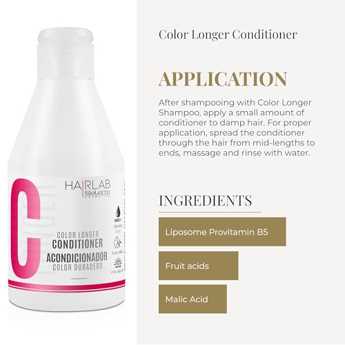 Color-Protecting Hair Conditioner for Dyed & Bleached Hair 300ml Sulfate & Paraben-Free