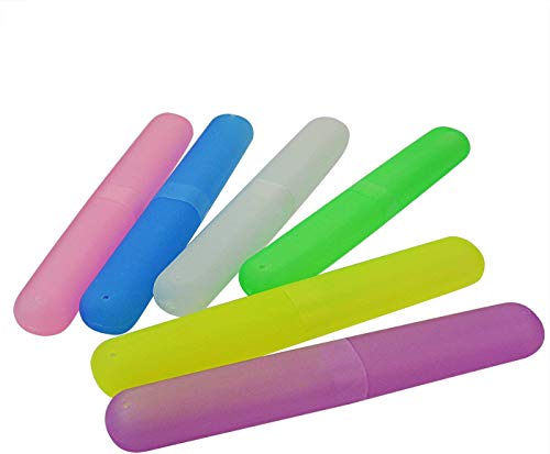 24PCS Travel Toothbrush Holder Case - Safe, Hygienic & Compact for Bathroom & Travel - Variety of Colors
