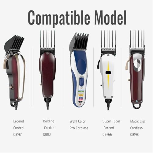 3 Inch Hair Clipper Combs Guides, Guards 1 & 1/4" 1/2" 2", Mega NO.16