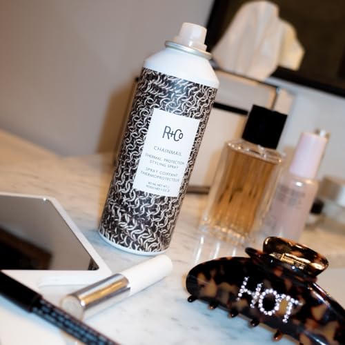 R+Co CHAINMAIL Thermal Protection Spray ? Heat Protectant for Hair, Strengthens & Smooths, All Hair Types