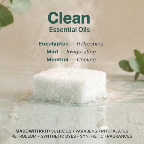 Eucalyptus Mint Shower Steamers - Aromatherapy Relaxation, 14 Count - USA Made