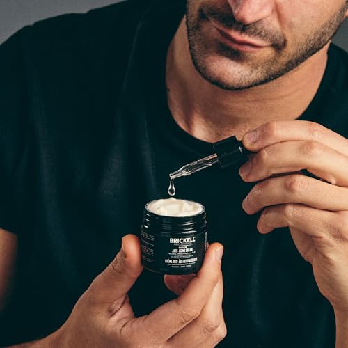 Brickell Men's Hyaluronic Acid Booster Serum for Face, Unscented 0.5 fl oz