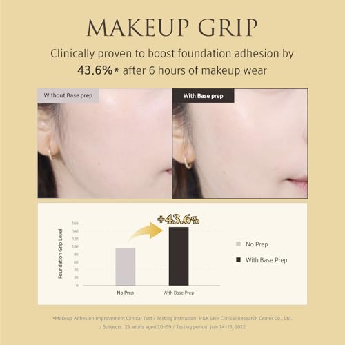 YUNJAC Skin Perfecting Base Primer 1.35oz - Hydrating & Long-Wasting Korean Makeup Primer
