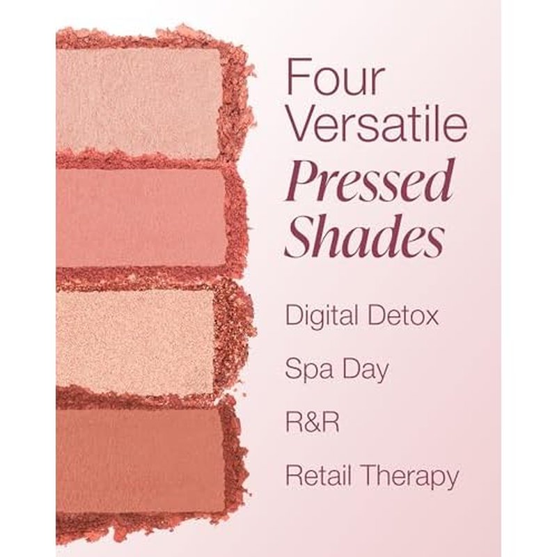 Mineral Fusion Eyeshadow Palette | Vegan Eye Makeup with Matte, Satin, and Shimmer Finishes | Natural, Lightweight Formula (Summer Vacation)