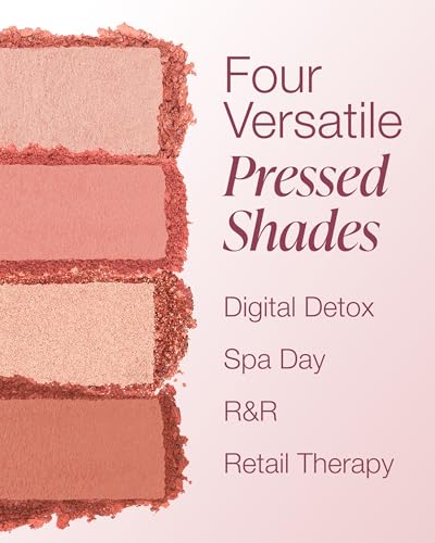 Mineral Fusion Eyeshadow Palette Summer Vacation 0.25 Oz - Vegan, Long-Lasting Shades